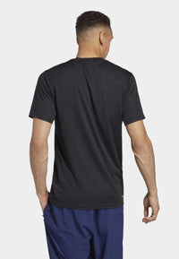 Adidas Aeroready T-Shirt Nera Uomo — immagine 2