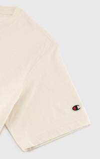 Champion Ss Tee T-Shirt Beige Uomo — immagine 2