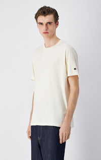 Champion Ss Tee T-Shirt Beige Uomo — immagine 3