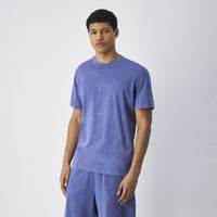 T-shirt bleue Champion Ss pour homme — immagine 2