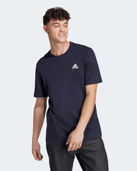T-shirt Adidas Essentials Bleue Homme — immagine 3