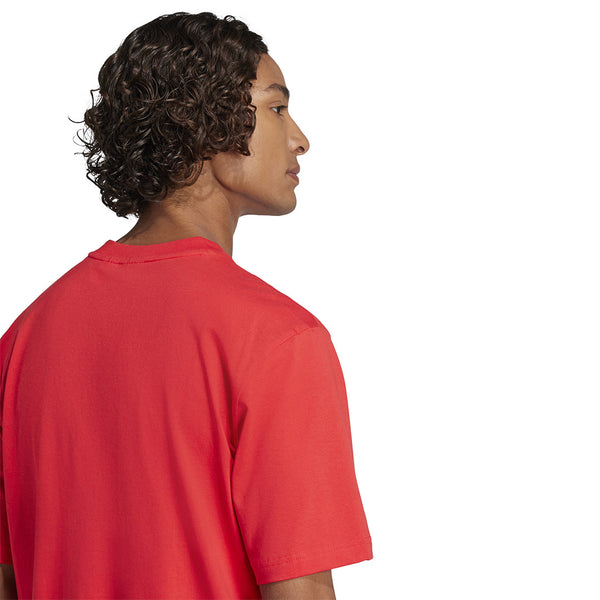 Adidas M Lin SJ Tee T-Shirt Rossa Uomo