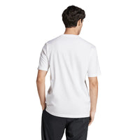 T-shirt graphique Adidas Blanc Vert Homme — immagine 3
