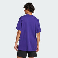 T-shirt Adidas Skeleton Trefoil Violet Homme — immagine 2