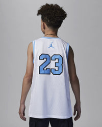 Maillot De Basket Enfant Nike Jordan 23 Blanc Bleu — immagine 2