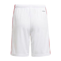 Adidas Squadra 21 Shorts de Football Blancs Rouges Homme — immagine 2