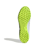 Chaussures de football Adidas Predator Accuracy 4 Turf Blanches Jaunes Unisexe — immagine 2
