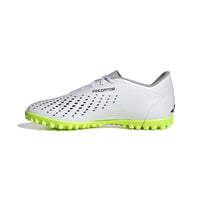 Chaussures de football Adidas Predator Accuracy 4 Turf Blanches Jaunes Unisexe — immagine 3