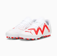 Chaussures de football Puma Future Play MG Bleues Enfant — immagine 3