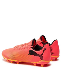 Puma. Future 7 Play FG/AG M Chaussures de football Orange unisexe — immagine 3