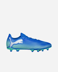 Puma Future 7 Play FG-AG M Chaussures de Foot Bleu Unisexe — immagine 1