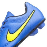 Chaussures de football Nike Jr. Tiempo Rio II FG Bleues Enfant — immagine 3
