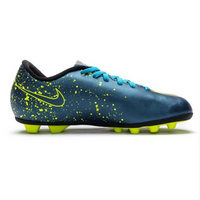Chaussures de football Nike Mercurial Vortex II FG bleues et jaunes pour enfant — immagine 1