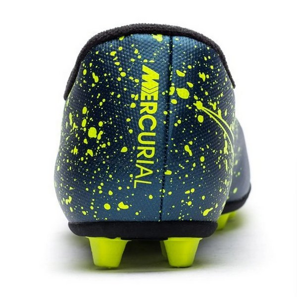 Nike Mercurial Vortex II FG  Scarpe Da Calcio Blu Gialle Bambini