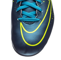 Chaussures de football Nike Mercurial Vortex II FG bleues et jaunes pour enfant — immagine 3
