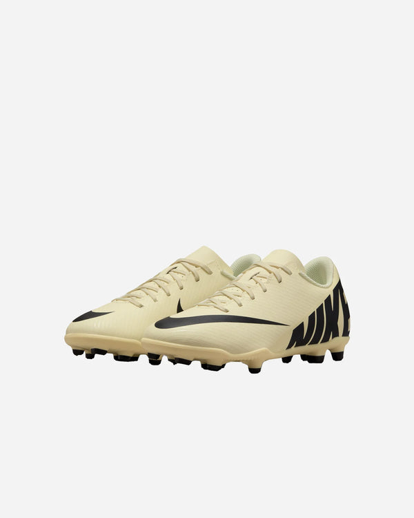 Nike Mercurial Vapor 15 Jr Scarpe Da Calcio Beige Nere Bambini