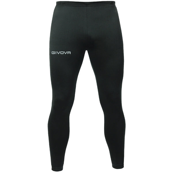 Givova Slim Pantaloni Isotermici Neri Uomo