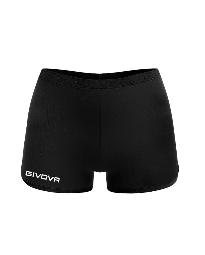 Givova Pantaloncini  Materiale Tecnico Nero Donna