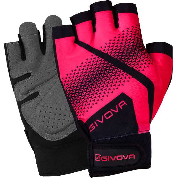 Givova Gym Guanti da Palaestra Rosa Nero Donna