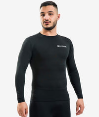 Givova Corpus 3 Maillot Thermique Noir Homme — immagine 2