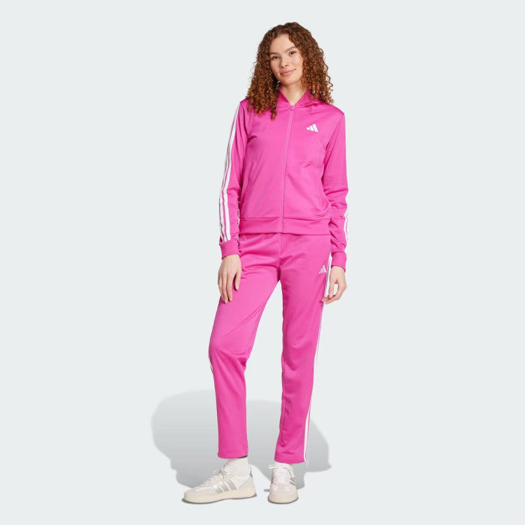 Adidas Essentials 3-Stripes Completo Tuta Fuxia Donna
