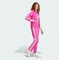 Adidas Essentials 3-Stripes Completo Tuta Fuxia Donna — immagine 3