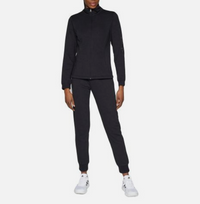 Champion Full Zip Completo Tuta Nero Donna — immagine 1