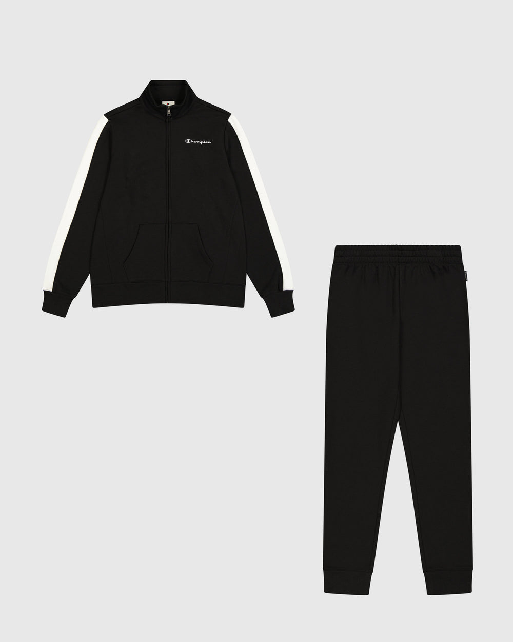 Champion Completo Tuta Nera Bianca Donna