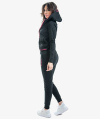 Givova King Star Completo Tuta Nero Fucsia Donna — immagine 3
