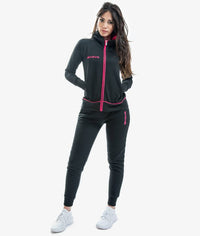 Givova King Star Completo Tuta Nero Fucsia Donna — immagine 1