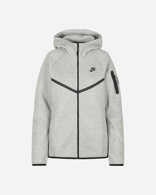 Nike Sportswear Felpa Chiusura Zip Con Cappuccio Grigia Donna