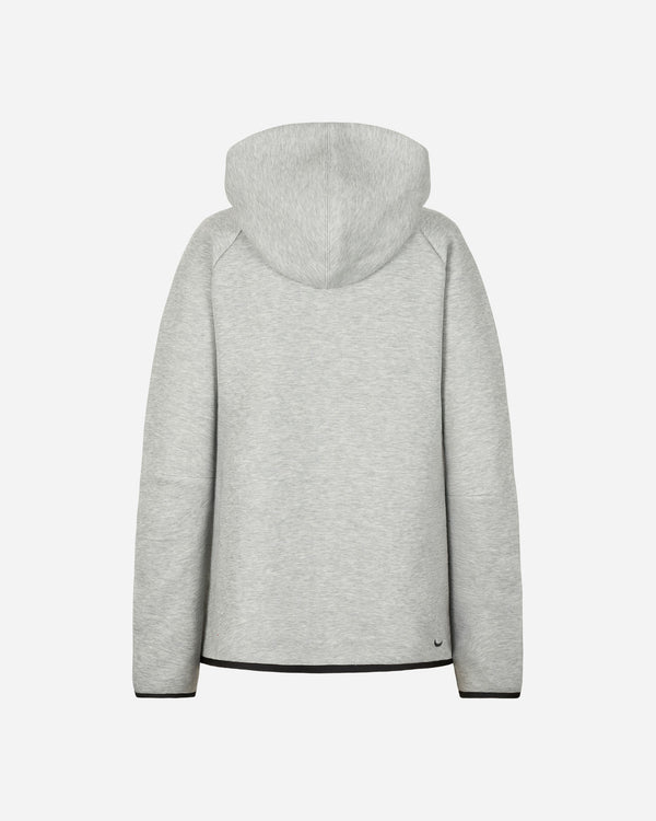 Nike Sportswear Felpa Chiusura Zip Con Cappuccio Grigia Donna