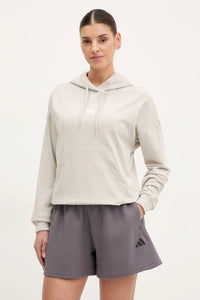 Adidas Essentials Sweatshirt à Capuche Beige Femme — immagine 2