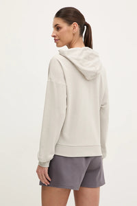 Adidas Essentials Sweatshirt à Capuche Beige Femme — immagine 3