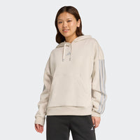 Adidas Essentials Sweatshirt à Capuche Beige Femme — immagine 2