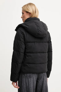 Calvin Klein Jeans Giubbotto Con Cappuccio Nero Donna — immagine 3