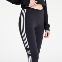 Collant Adidas Trefoil Serrés Noir Blanc Femme — immagine 2
