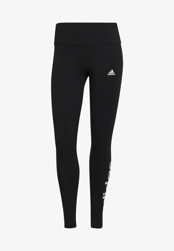 Adidas Essentials Leggings Neri Bianchi Donna