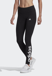 Legging Essentials Adidas Noir Blanc Femme — immagine 2