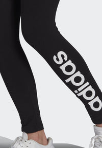 Legging Essentials Adidas Noir Blanc Femme — immagine 4