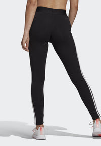 Adidas Leggings Essentials 3-Stripes Leggings Neri Donna — immagine 3