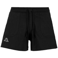 Kappa Short Caber Pantaloncini Neri  Donna — immagine 1