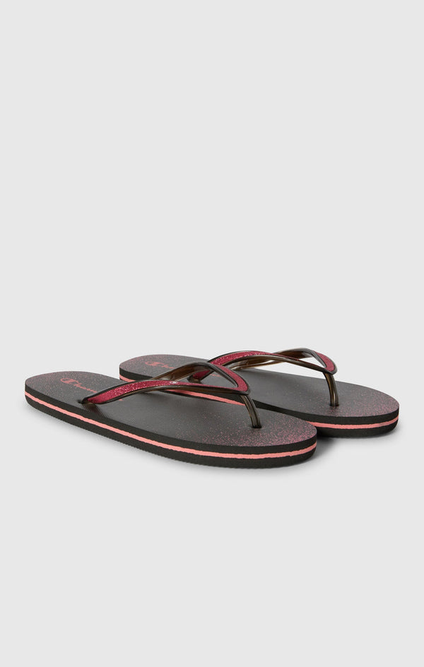Champion Sparkling  Infradito Nero Rosa Donna