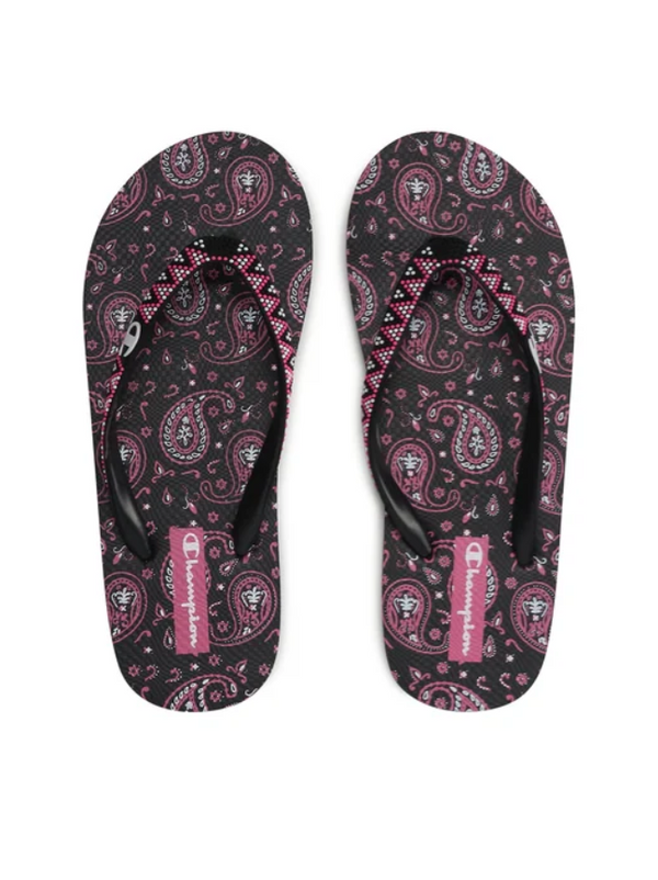 Champion Flip flop Palermo Infradito Nero Rosa Donna