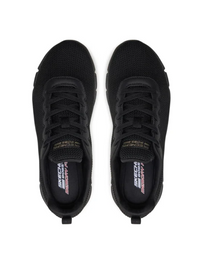 Skechers Bobs Sport B Flex Visionary Essence Chaussures Noires Femme — immagine 3