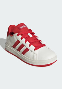 Chaussures Adidas Grand Court 2.0 K Blanches Rouges Femme — immagine 2