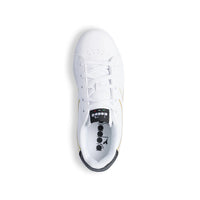 Diadora Game P GS Chaussures Blanches Noires Femme — immagine 3