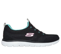 Skechers Summits Vegan Chaussures Femme Noir Bleu — immagine 1