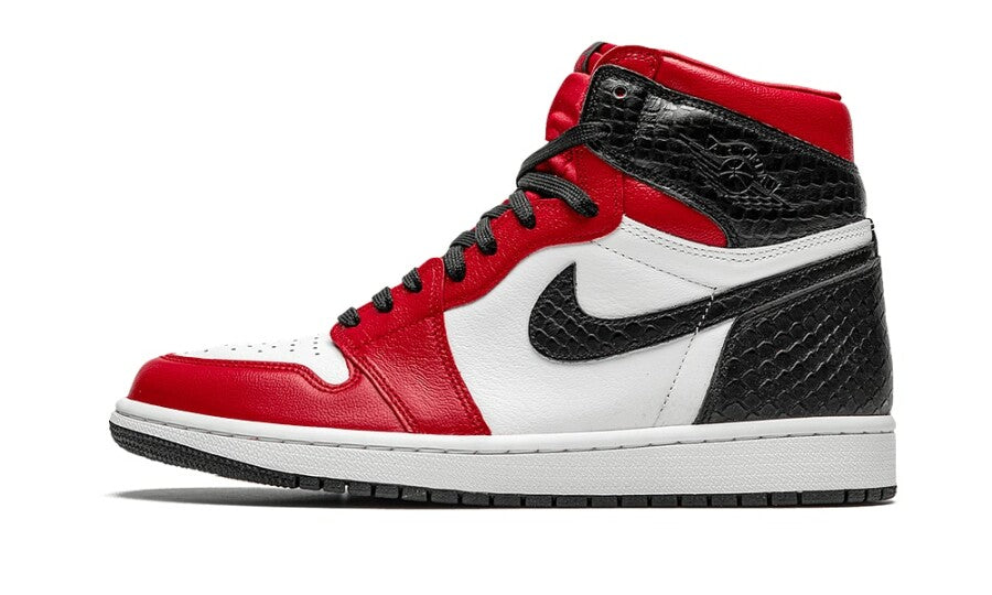 Jordan 1 Retro High Satin Snake Chicago Scarpe Multicolore Donna