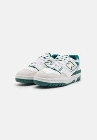 New Balance 550 GS Chaussures Blanc Vert Femme — immagine 2